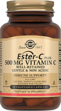 Солгар эстер-с плюс витамин с 500мг капс. №50 (SOLGAR VITAMIN AND HERB)